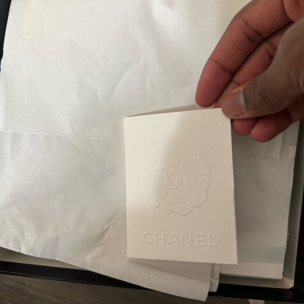 Chanel Men's Silver and White Sneakers - Picture 7 of 9